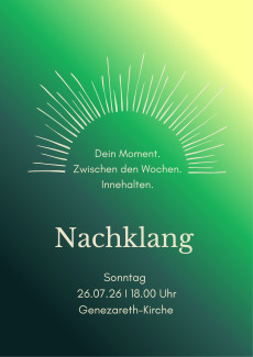 Einladung Nachklang