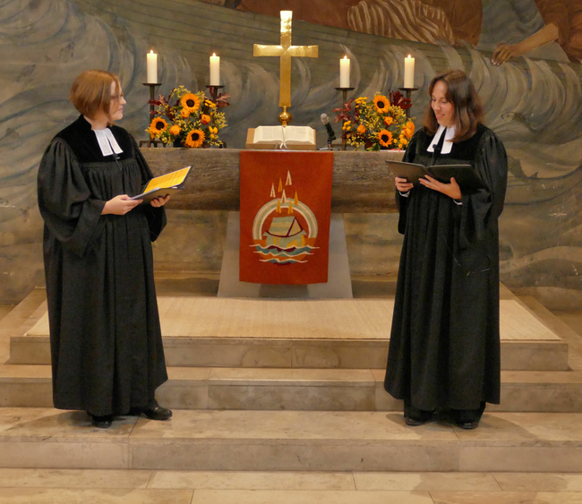 Pfarrerinnen Mirjam Pfeiffer und Manuela Urbansky